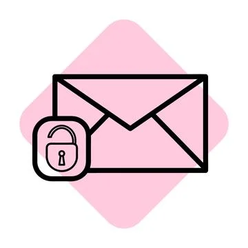 Mail icons isolated. Email vector stock symbol eps10 on white background Stock Illustration