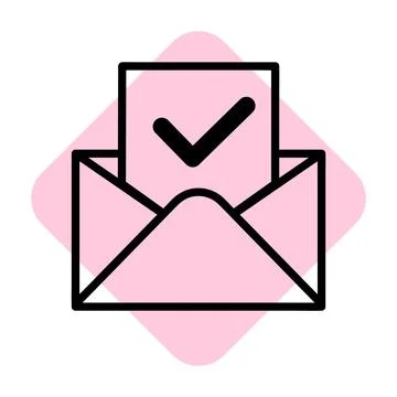 Mail icons isolated. Email vector stock symbol eps10 on white background Stock Illustration