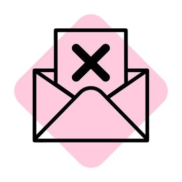 Mail icons isolated. Email vector stock symbol eps10 on white background Stock Illustration