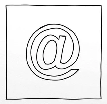 A mail Stock Illustration