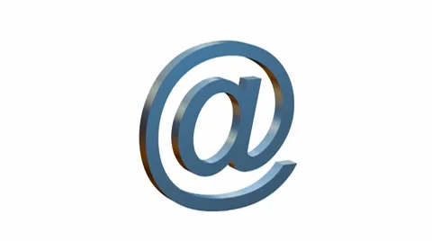 @ mail internet animation 3D Stock Footage