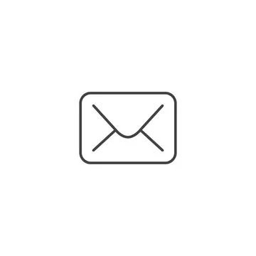 Mail line vector icon Stock Illustration