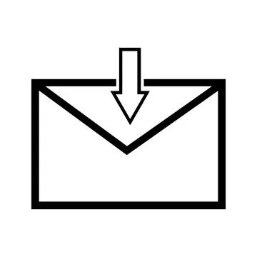 Mail, message, communication icon vector Illustrazione stock