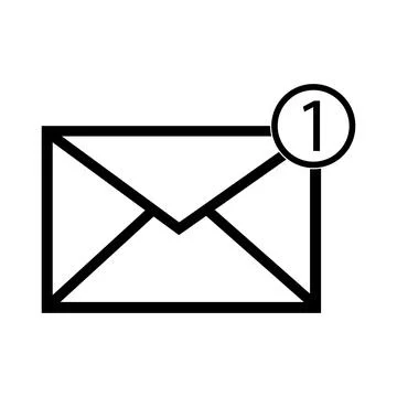 Mail, message, communication icon vector Stock Illustration