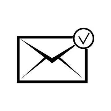 Mail, message, communication icon vector Illustrazione stock