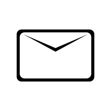 Mail, message, communication icon vector Illustrazione stock