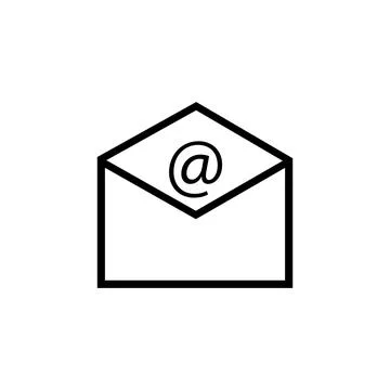 Mail, message, communication icon vector Stock Illustration