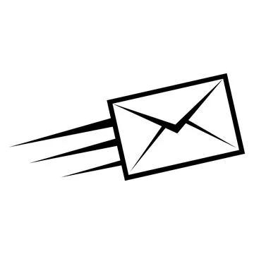 Mail, message, communication icon vector Illustrazione stock