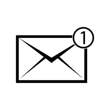 Mail, message, communication icon vector Stock Illustration