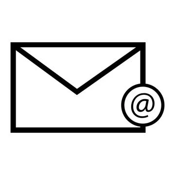 Mail, message, communication icon vector 스톡 일러스트
