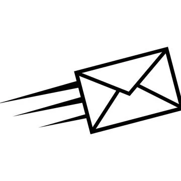 Mail, message, communication icon vector Illustrazione stock