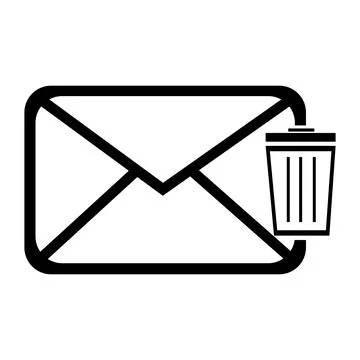 Mail, message, communication icon vector Illustrazione stock