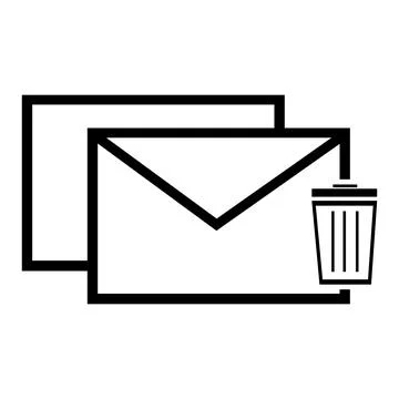 Mail, message, communication icon vector 스톡 일러스트