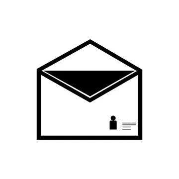 Mail, message, communication icon vector Illustrazione stock