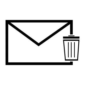 Mail, message, communication icon vector Illustrazione stock