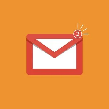 Mail message Stock Illustration