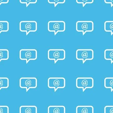 Mail message straight pattern Illustrazione stock