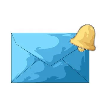 Mail notification illustration Stock Illustration