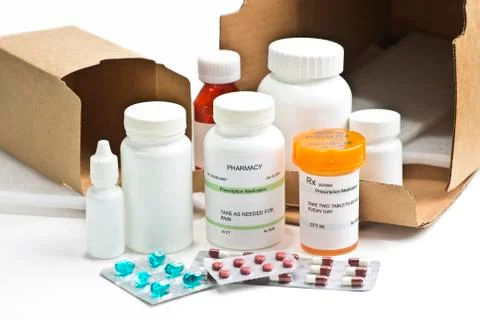 Mail Order Medications Stock Photos