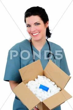 Mail order medicine Stock Photos