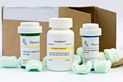 Mail order meds Stock Photos