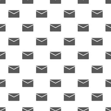 Mail pattern seamless Stock Illustration