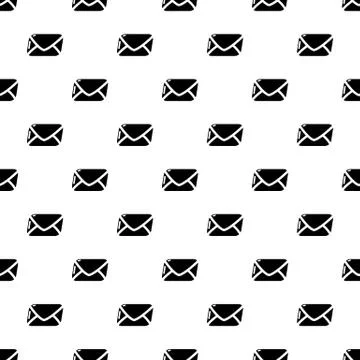 Mail pattern vector seamless Stock Illustration