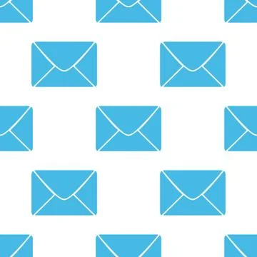 Mail seamless pattern Stock Illustration