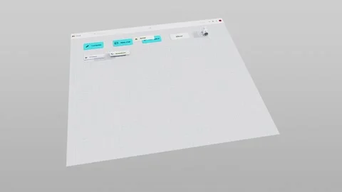Mail Sending 3D Animation Stock Footage 234698367