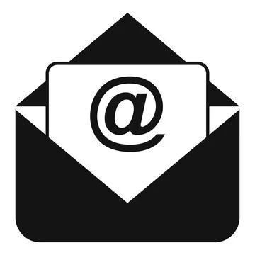 Mail seo response icon simple vector. Universal global seo Stock Illustration