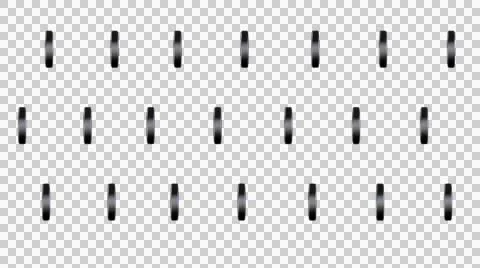 Mail signs spinning loop alpha Stock Footage 55534631