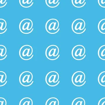 Mail straight pattern Stock Illustration