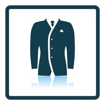Mail suit icon Stock Illustration