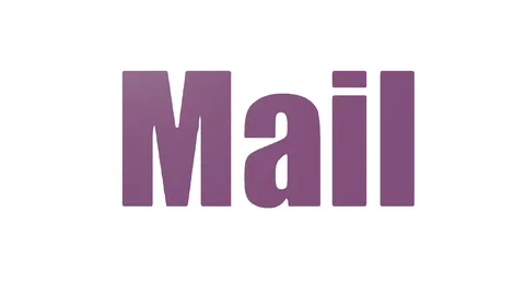 Mail Tagcloud Animated On White Background Stock Footage 107247746