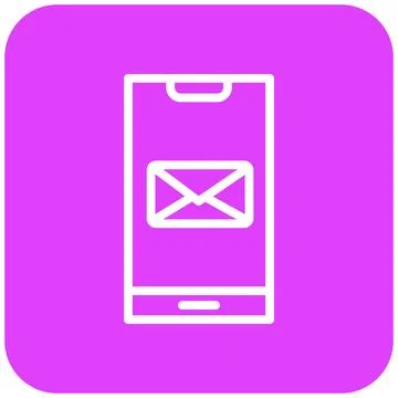 Mail Vector Icon Design Illustration Stock Illustration