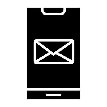 Mail Vector Icon Design Illustration Stock Illustration