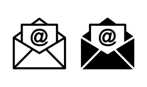 Mail vector icon. E-mail icon. Envelope illustration. message Stock Illustration