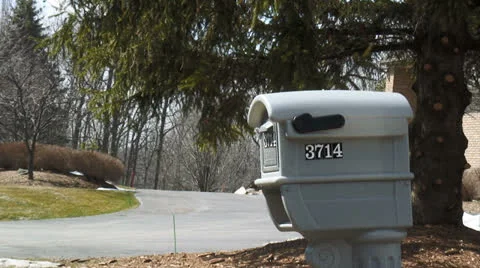 Mailbox 03 Stock Footage