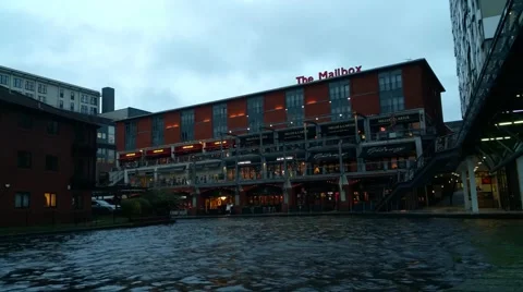 The Mailbox Birmingham UK Video stock 57675776