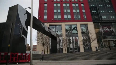 The Mailbox. Birmingham, UK Video stock 59555846