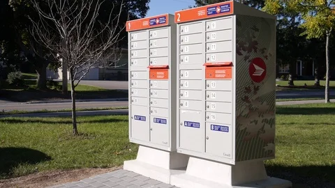 Mailbox - Canada Post Stock Footage 74070316