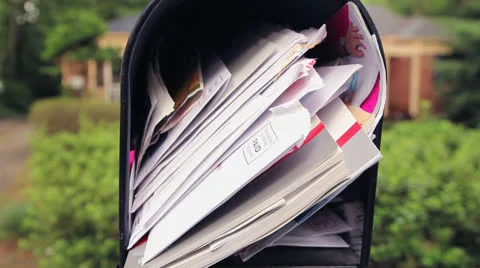 Mailbox CU Stock Footage 25333973