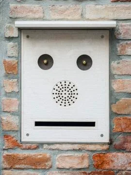 A mailbox like a face Stock Photos