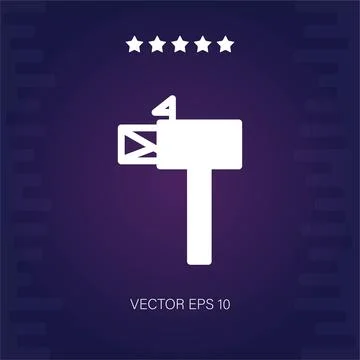 Mailbox  icon Illustrazione stock