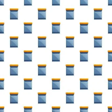 Mailbox icon pattern for postal communication concept Illustrazione stock