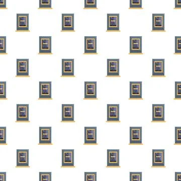 Mailbox icon pattern for postal service delivery 스톡 일러스트