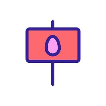 Mailbox icon vector. Isolated contour symbol illustration 스톡 일러스트
