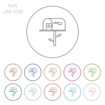 Mailbox 스톡 일러스트