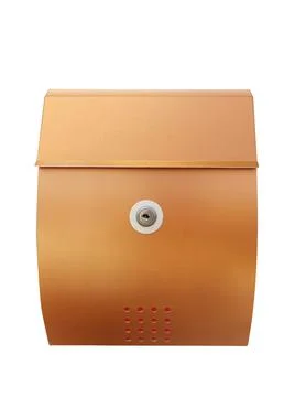Mailbox isolated on white with clipping path Stock Photos