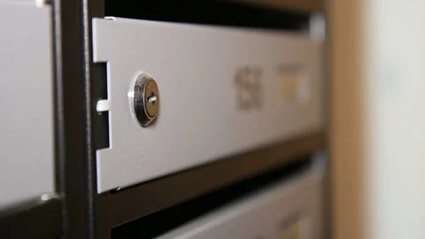 Mailbox. Key opens Stock Footage 76234362